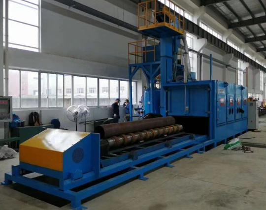 陕西喷砂机在管道除锈中的现场施工应用